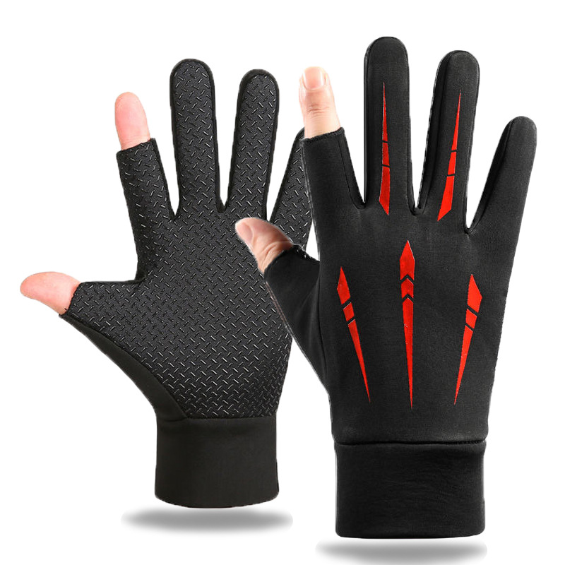 Fishing Rod Glove - Warm Cycling Gloves for Men Autumn