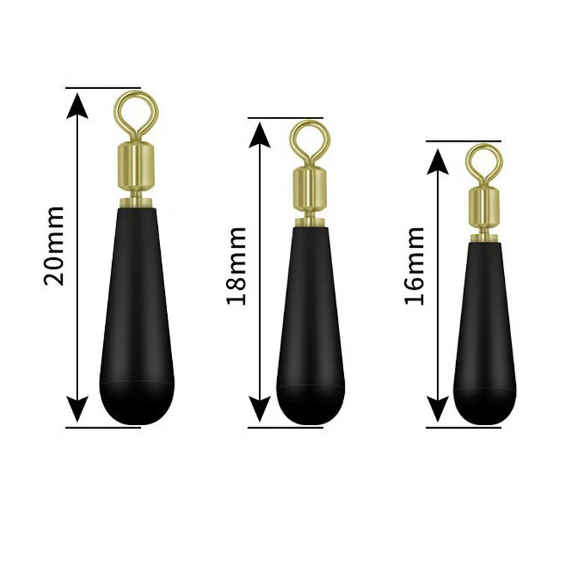 Fishing Bobber Float - Rotatable Metal Swivel Rubber Float Seat