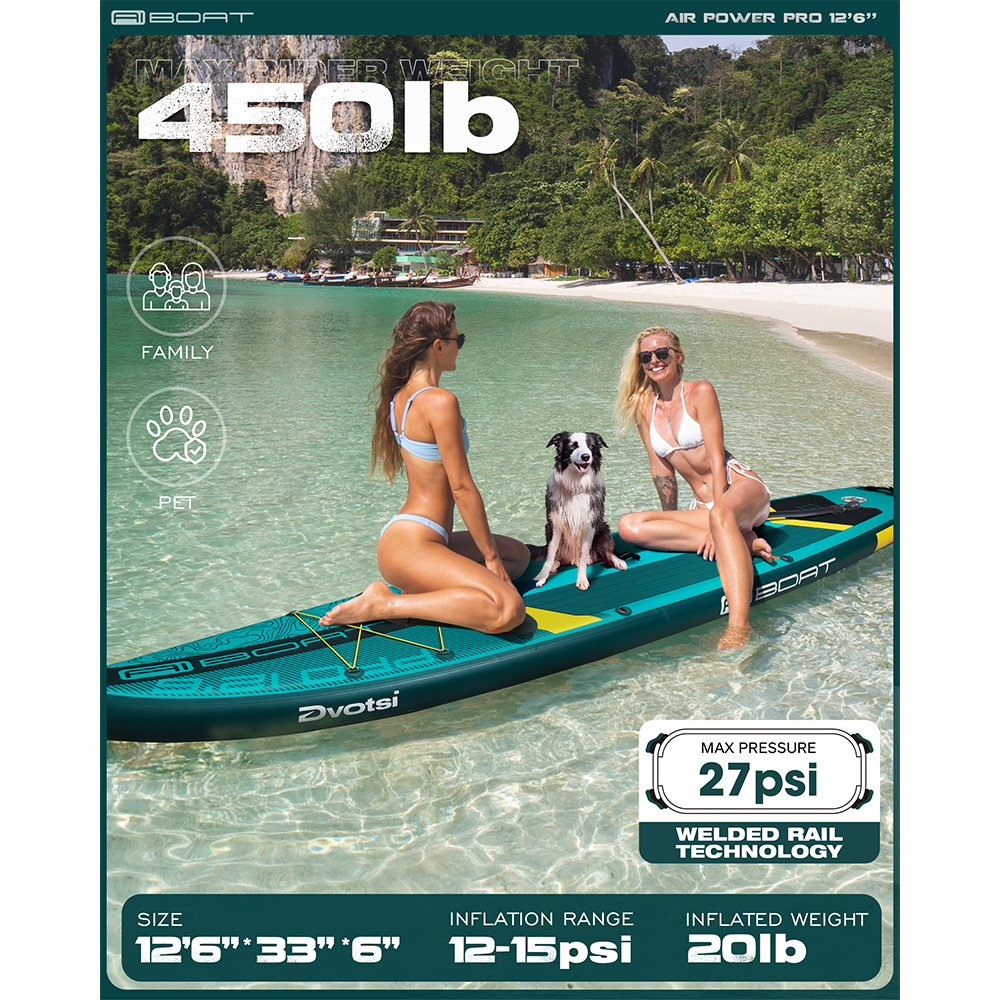 AIBOAT Green Pro SUP Waterproo - Fishing Equipment For Beginners recension och pris