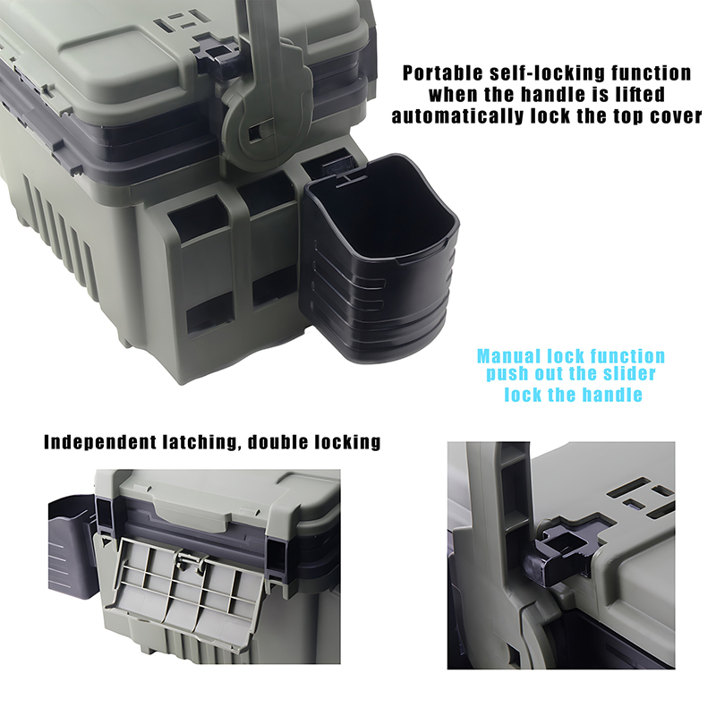 JSFUN Fishing Box Barrel Holde - Fishing Equipment For Beginners recension och pris