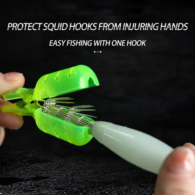 10Pcs/Lot Squid Jig Hook Cover - Fishing Equipment For Beginners recension och pris