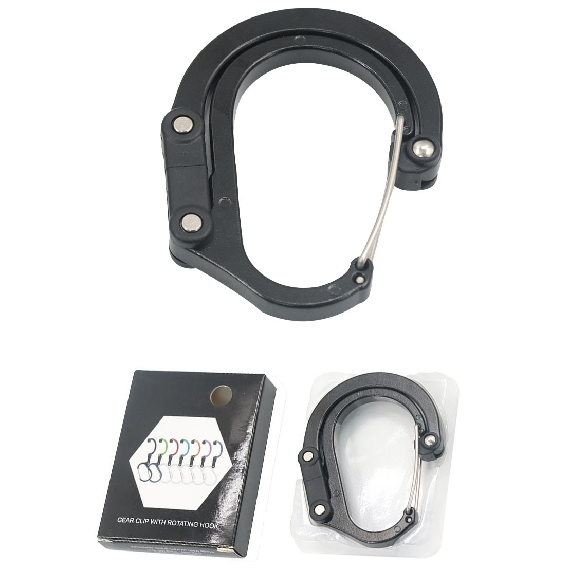 Hybrid Gear Clip Carabiner Rot - Fishing Equipment And Gear recension och pris