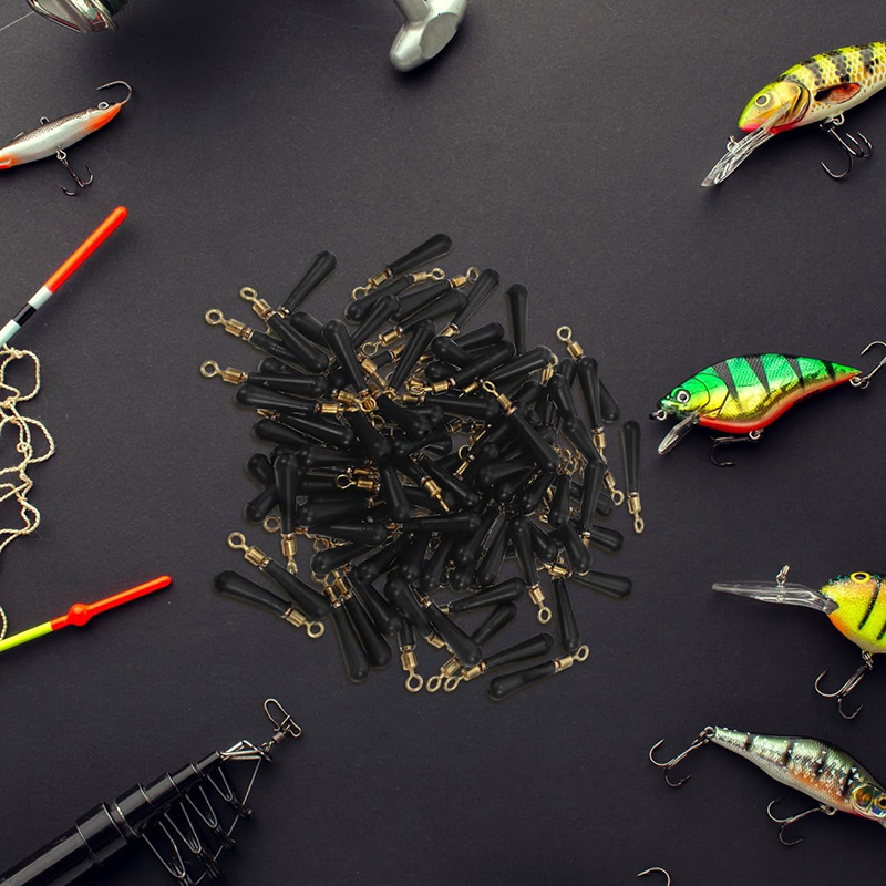 Rotatable Metal Swivel Rubber  - Fishing Bobber Float recension och pris